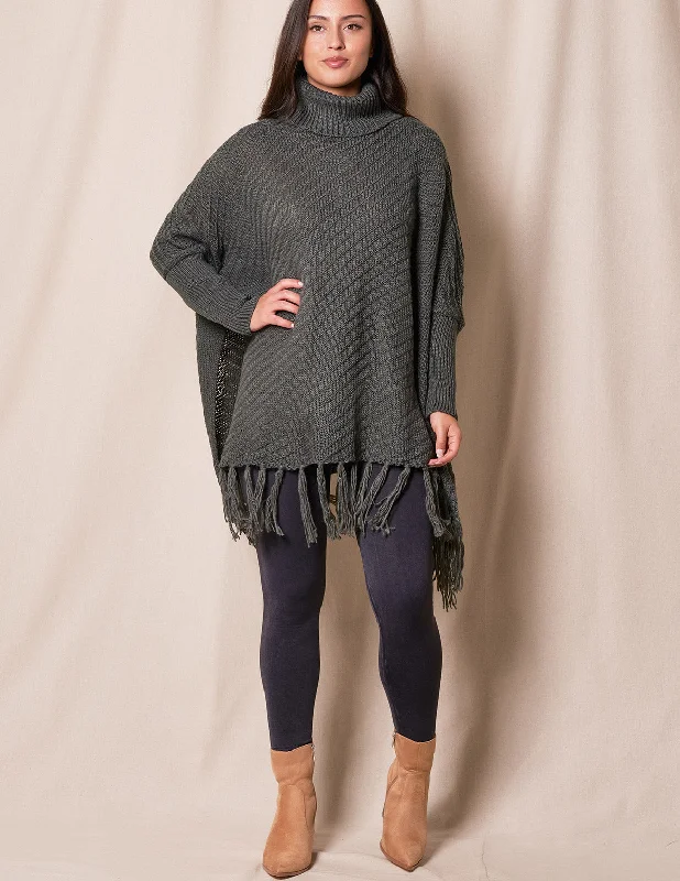 Nina Roll Neck Sweater - Spruce