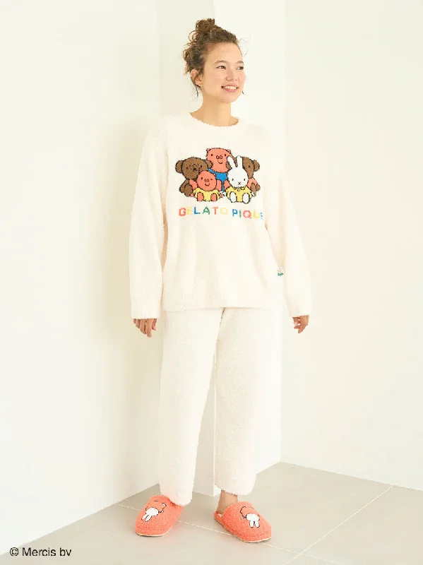 [Dick Bruna] UNISEX Babymoco Motif  JQD Pullover & Pants SET