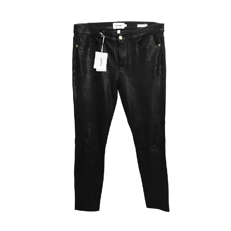 Frame 'Le Skinny' Leather Pants - Women's 31