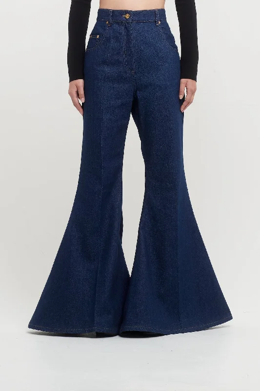 Nina Ricci Denim Super Bootcut Pants