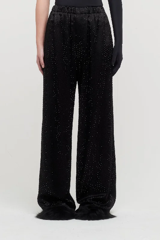 Balenciaga Pyjama Pants in Mirror Strass