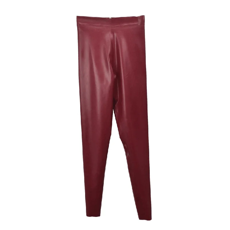 Versace Latex Pants - Women's 36