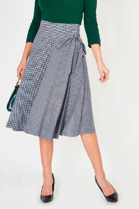 Elizabeth Curved Waist Bow Skirt