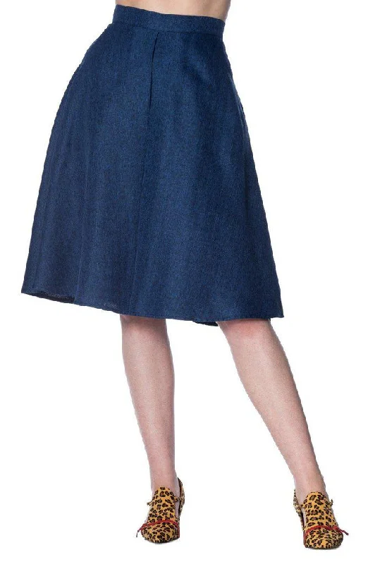 Secretary Flare Skirt