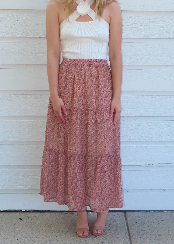 ZOE CHIFFON MAXI SKIRT