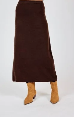 Night Air Knit Maxi Skirt