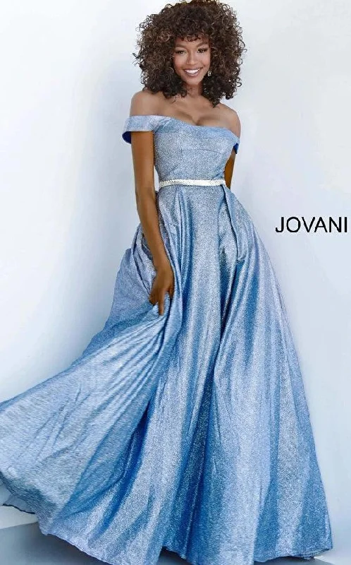 Jovani 66950 Off Shoulder Long Prom Ball Gown Sale