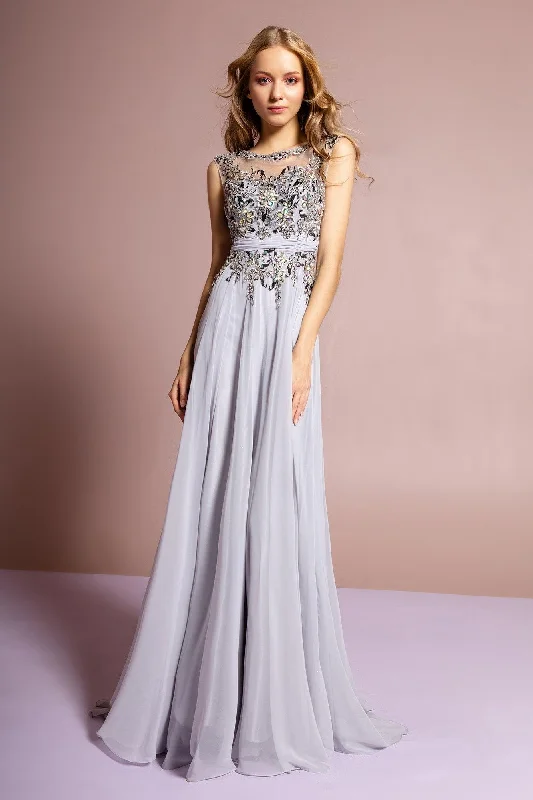 Long Formal Chiffon Dress Evening Prom Gown Sale