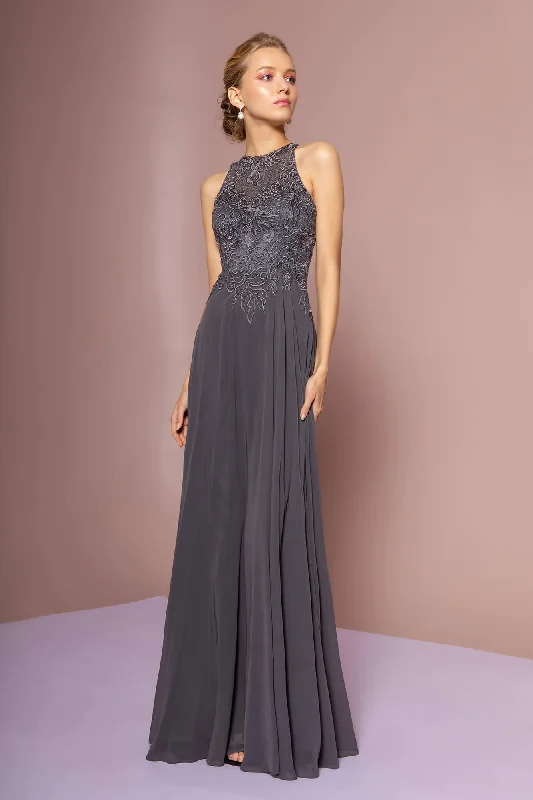 Sleeveless Long Prom Gown Formal Dress