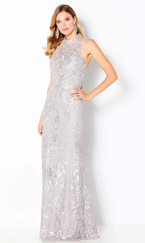 Cameron Blake - 220645 High Halter Embroidered Mother of the Bride Dress