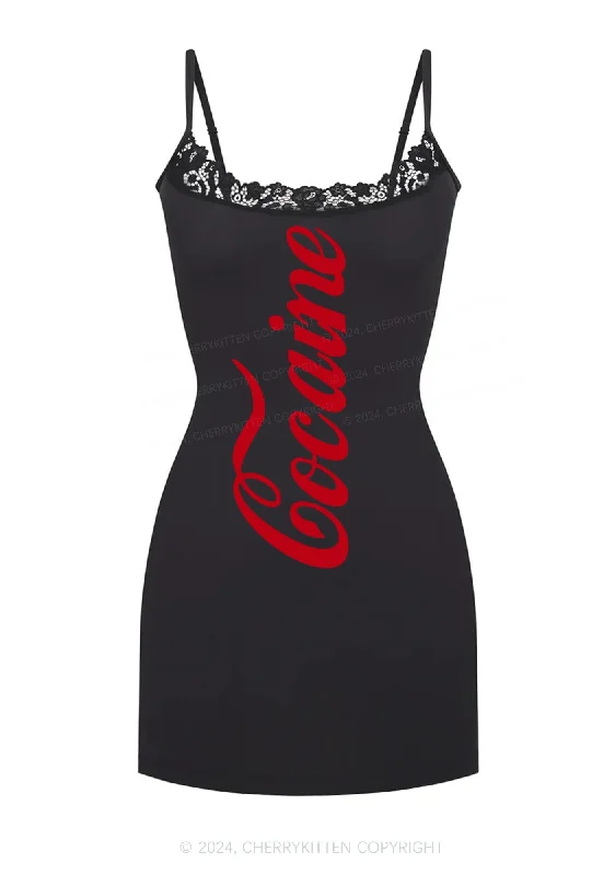 Special Cola Y2K Lace Slip Dress Cherrykitten