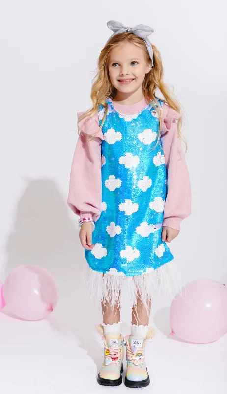 Head in the Clouds Sequin Dress