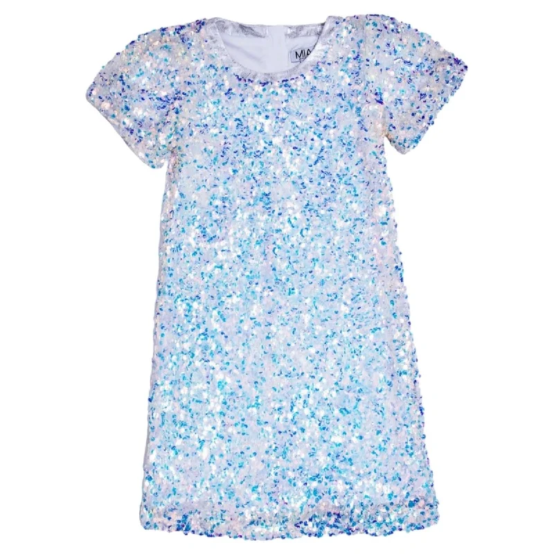 IRIDESCENT SEQUIN DRESS