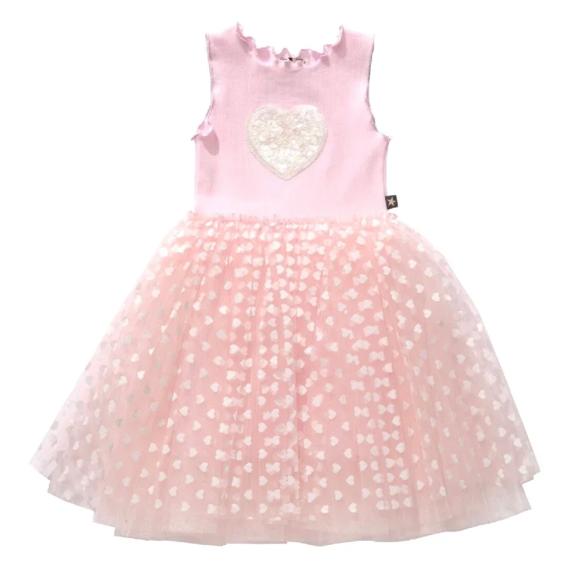 SEQUIN HEART TUTU DRESS