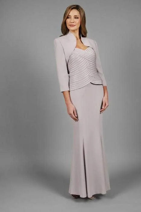 Alexander by Daymor 707003 - Strapless Gown with Bolero Jacket