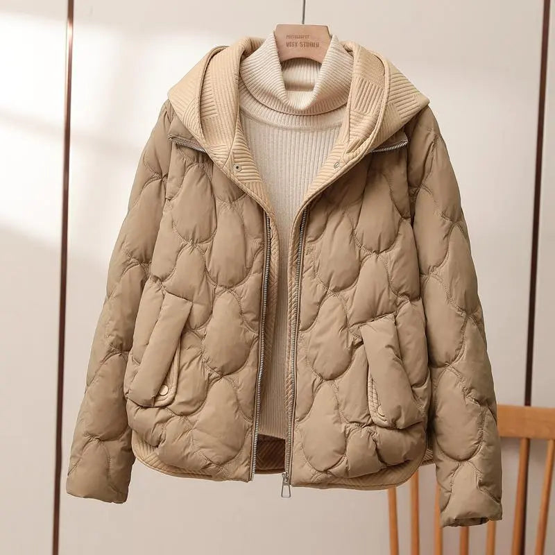 Fashion Coats Korean Style Loose Comfort Quilted Coat Women Jacket Women Parkas Warm Jackets Casual Coat New Winter Clothes