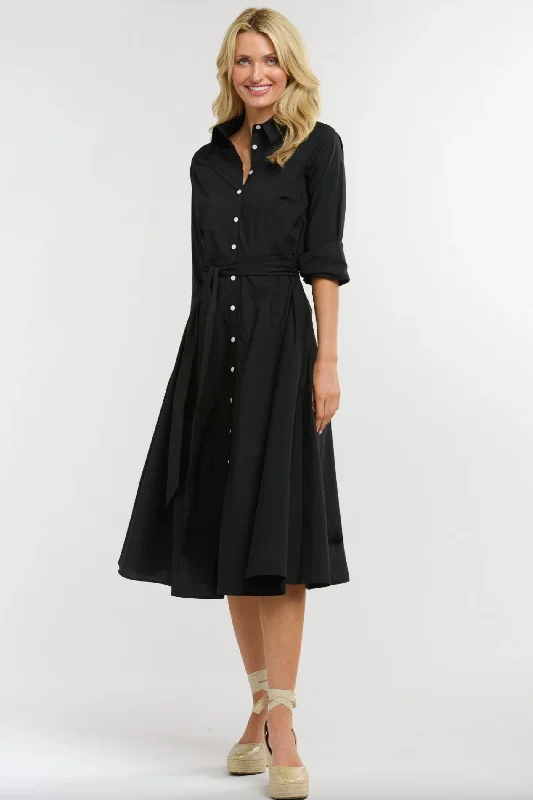 Grace Shirtdress | Black