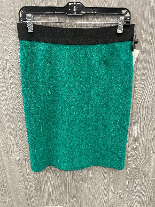 Skirt Midi By Alfani In Green, Size: 6